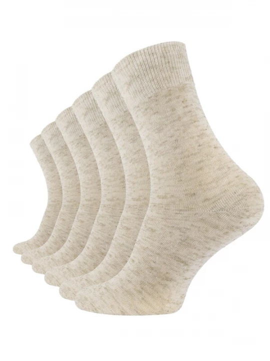 Foto van product Cotton Prime Sokken beige gemêleerd