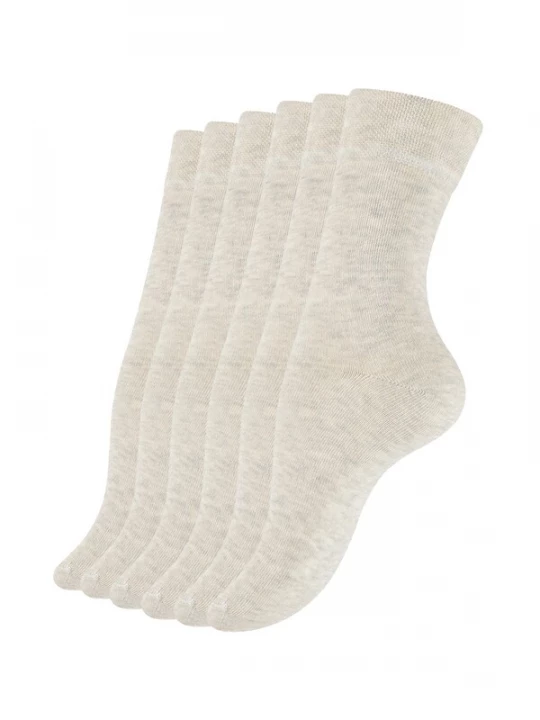 Foto van product Cotton Prime Sokken beige gemêleerd