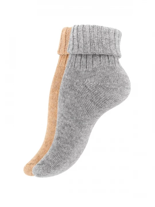 Foto van product Cotton Prime Sokken beige gemêleerd / lichtgrijs