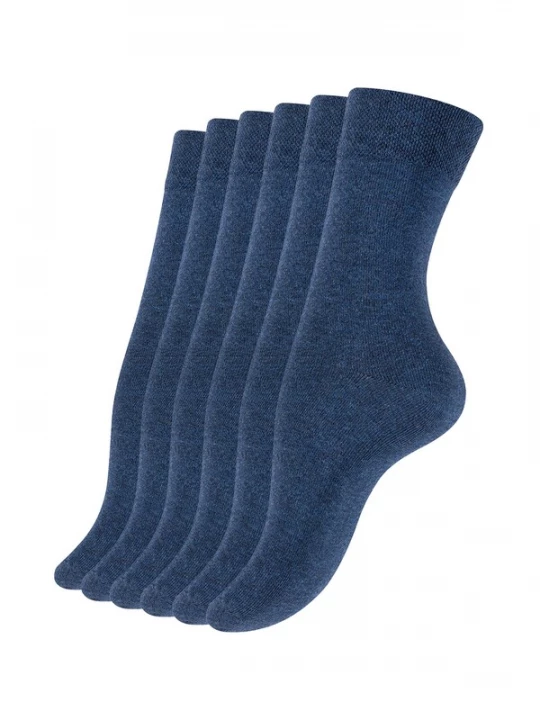 Foto van product Cotton Prime Sokken blauw gemêleerd