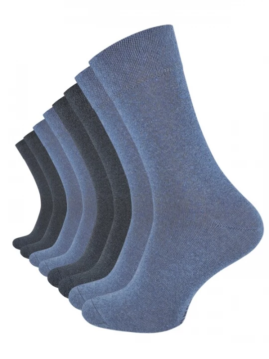 Foto van product Cotton Prime Sokken 'COMFORT' blauw / donkergrijs