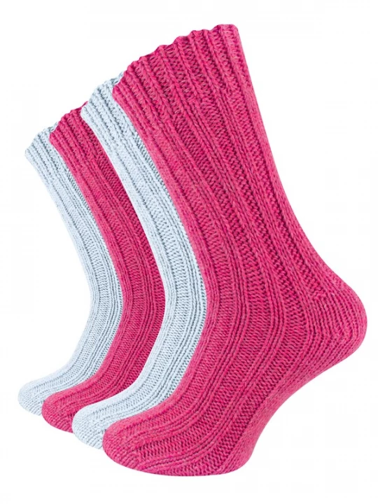 Foto van product Cotton Prime Sokken lichtgrijs / pink