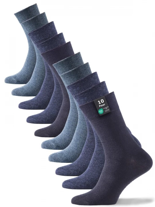 Foto van product Cotton Prime Sokken nachtblauw / donkerblauw