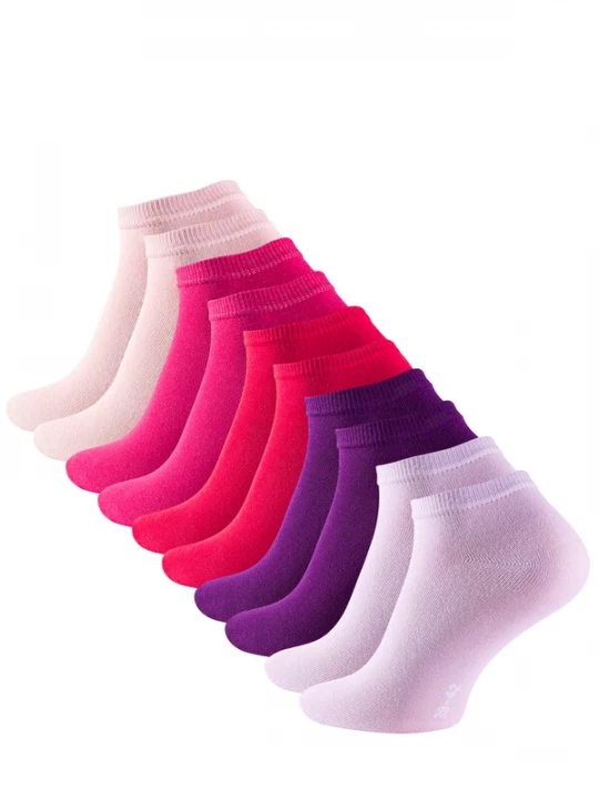 Foto van product Cotton Prime Sokken sering / donkerlila / fuchsia / rosa