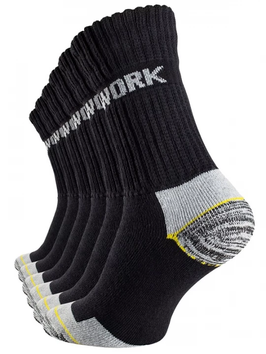 Foto van product Cotton Prime Sokken 'Work' zwart / wit