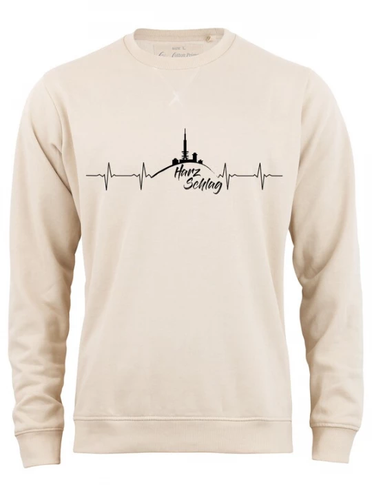 Foto van product Cotton Prime Sweatshirt 'Harzschlag' beige / zwart
