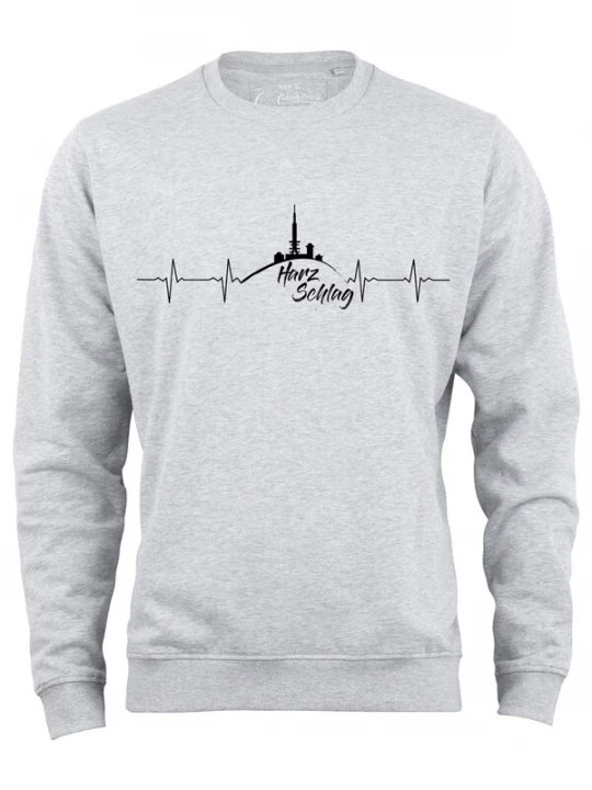 Foto van product Cotton Prime Sweatshirt 'Harzschlag' grijs / zwart