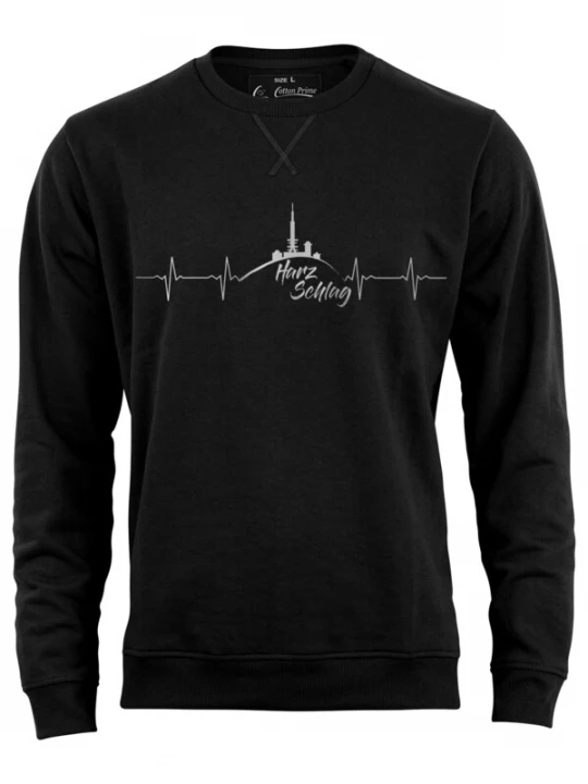 Foto van product Cotton Prime Sweatshirt 'Harzschlag' zwart / wit