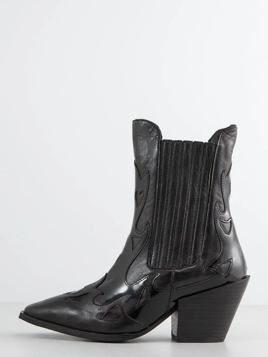 Foto van product Cowboy- / Bikerlaarsjes Kazar zwart