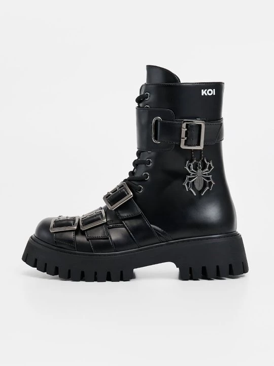 Foto van product Cowboy- / Bikerlaarsjes Koi Footwear zwart