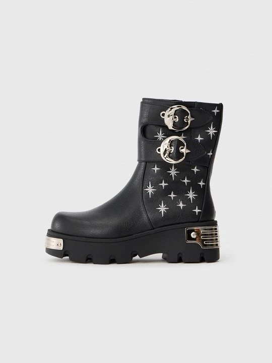 Foto van product Cowboy- / Bikerlaarsjes Koi Footwear zwart