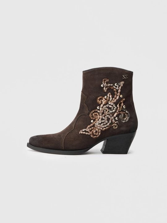Foto van product Cowboy- / Bikerlaarsjes Lazamani bruin