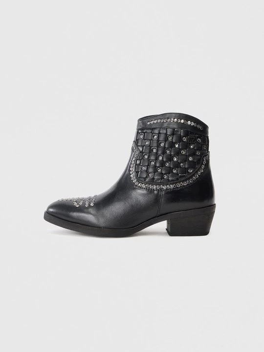 Foto van product Cowboy- / Bikerlaarsjes Lazamani zwart