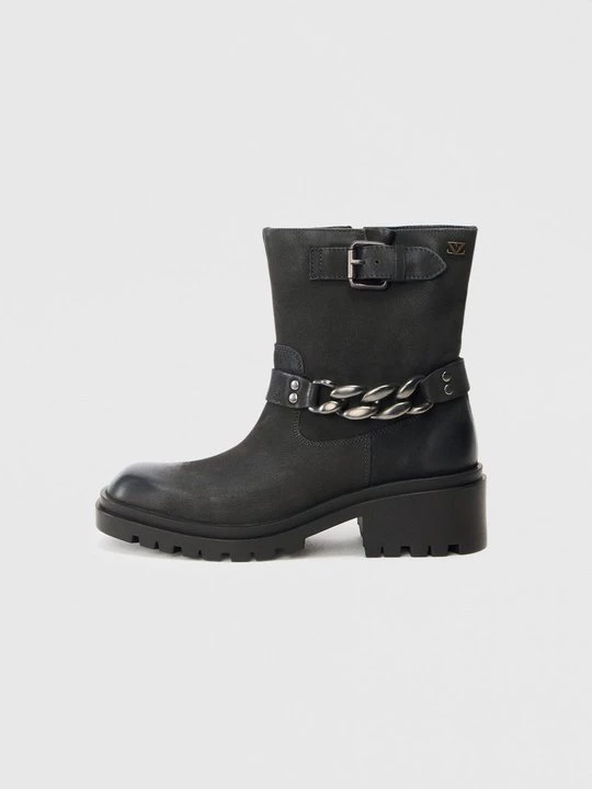 Foto van product Cowboy- / Bikerlaarsjes Lazamani zwart