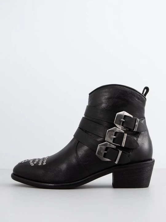 Foto van product Cowboy- / Bikerlaarsjes Lazamani zwart