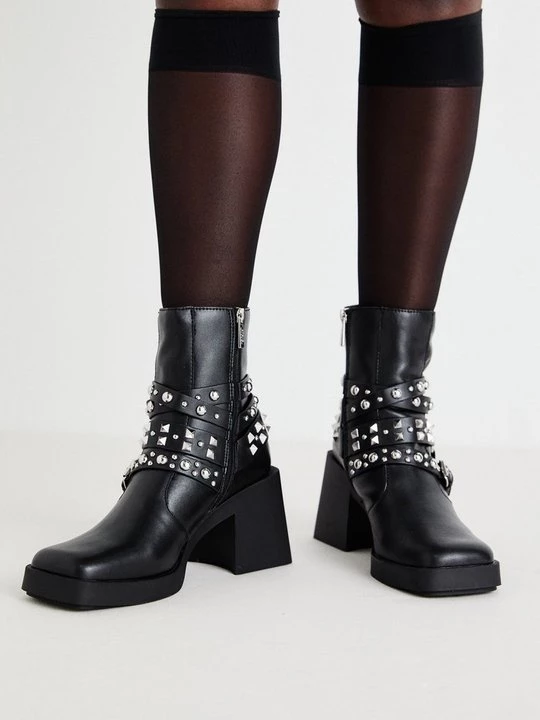 Foto van product Cowboy- / Bikerlaarsjes Steve Madden zwart