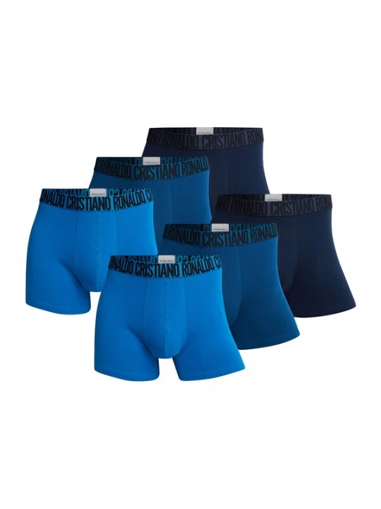 Foto van product CR7 - Cristiano Ronaldo Boxershorts ' Basic Organic ' blauw / donkerblauw