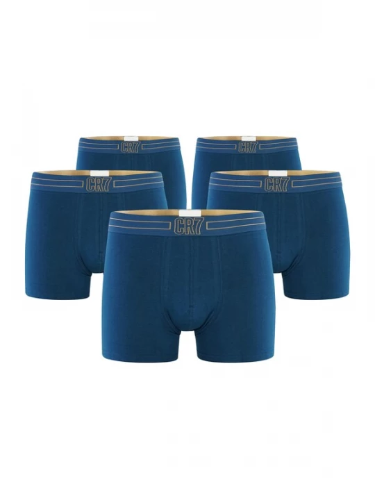 Foto van product CR7 - Cristiano Ronaldo Boxershorts 'Basic Organic' geel / petrol