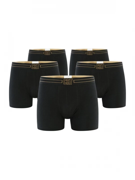 Foto van product CR7 - Cristiano Ronaldo Boxershorts 'Basic Organic' geel / zwart