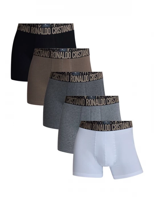 Foto van product CR7 - Cristiano Ronaldo Boxershorts ' Basic Trunk Organic ' gemengde kleuren