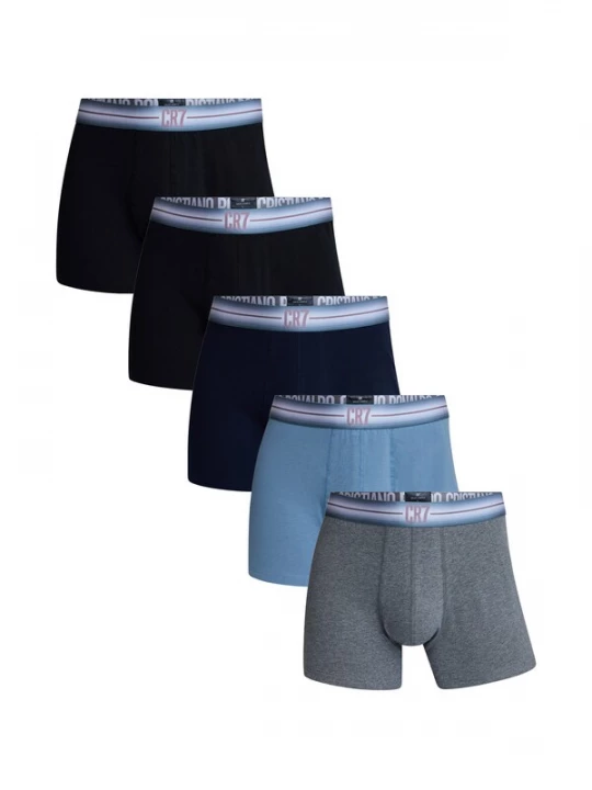 Foto van product CR7 - Cristiano Ronaldo Boxershorts ' Basic Trunk Organic ' gemengde kleuren