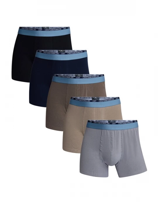 Foto van product CR7 - Cristiano Ronaldo Boxershorts ' Basic Trunk Organic ' gemengde kleuren