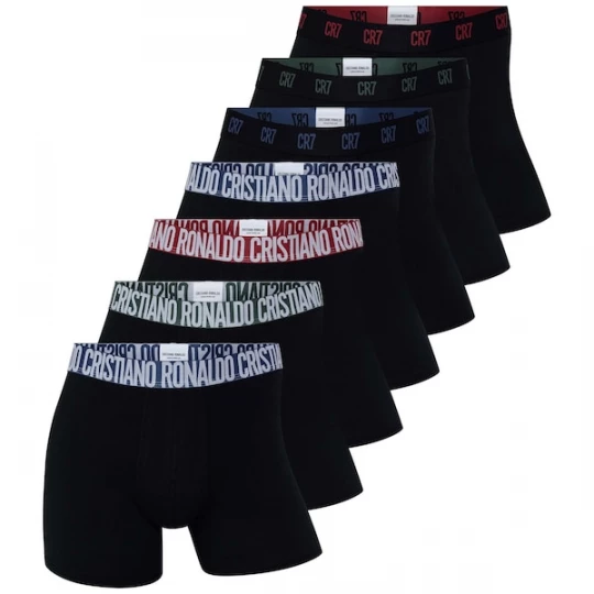 Foto van product CR7 - Cristiano Ronaldo Boxershorts donkerblauw / groen / bordeaux / zwart
