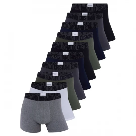 Foto van product CR7 - Cristiano Ronaldo Boxershorts gemengde kleuren / zwart