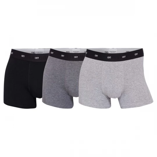 Foto van product CR7 - Cristiano Ronaldo Boxershorts grijs / lichtgrijs / zwart / wit