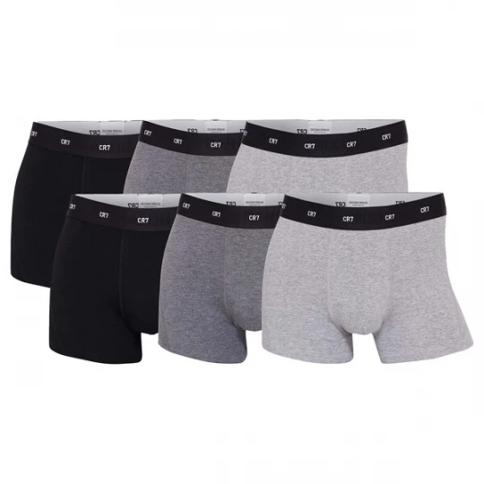 Foto van product CR7 - Cristiano Ronaldo Boxershorts lichtgrijs / grijs gemêleerd / zwart
