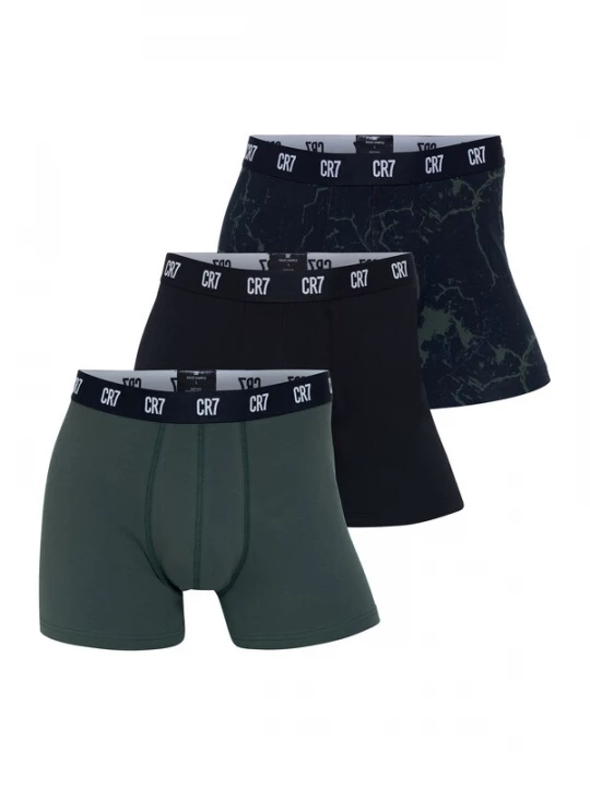 Foto van product CR7 - Cristiano Ronaldo Boxershorts nachtblauw / donkergroen / zwart