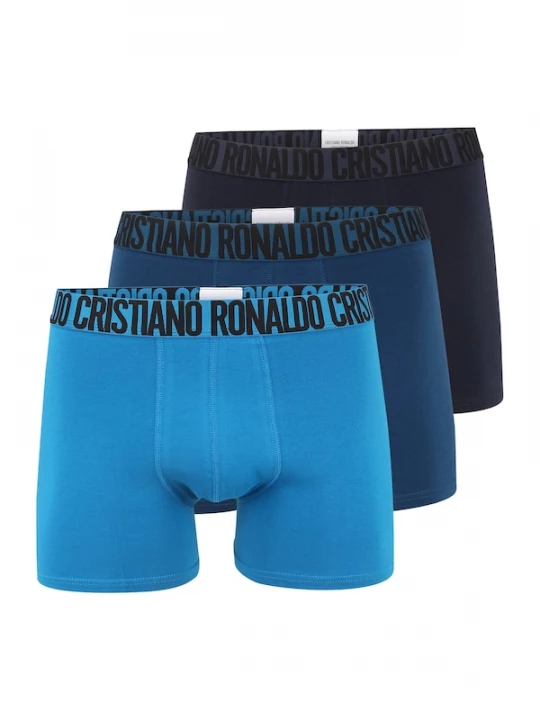 Foto van product CR7 - Cristiano Ronaldo Boxershorts nachtblauw / hemelsblauw / donkerblauw / zwart
