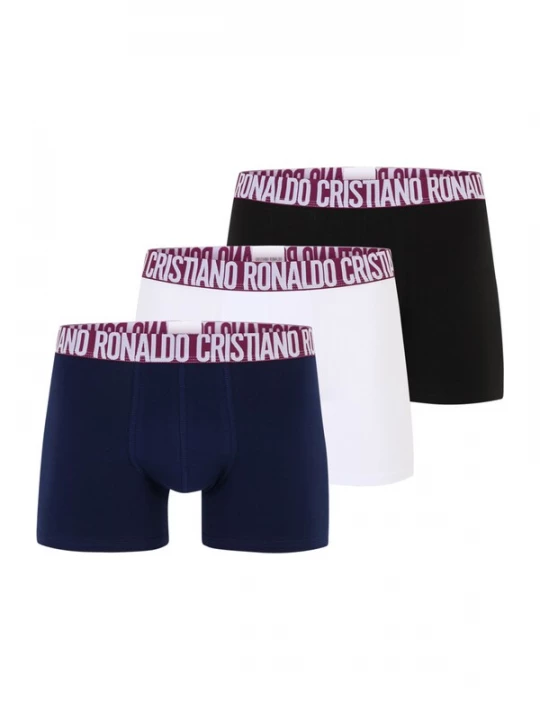 Foto van product CR7 - Cristiano Ronaldo Boxershorts nachtblauw / roodviolet / zwart / wit