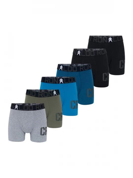 Foto van product CR7 - Cristiano Ronaldo Onderbroek ' World Cup ' blauw / cyaan blauw / grijs / olijfgroen / zwart