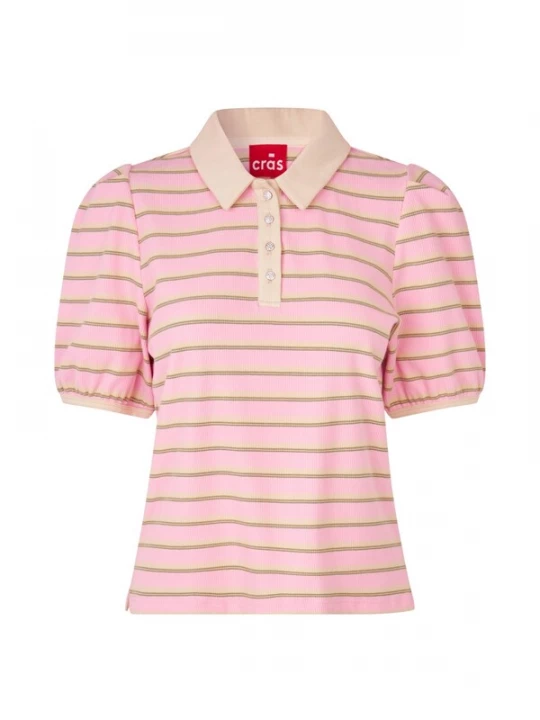 Foto van product Crās Top ' Kleocras ' beige / rosa