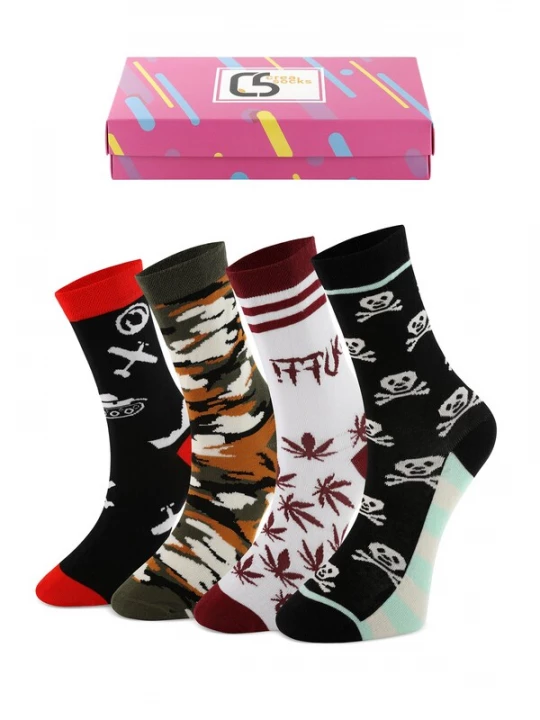 Foto van product Crea Socks Sokken 'Bunt' gemengde kleuren