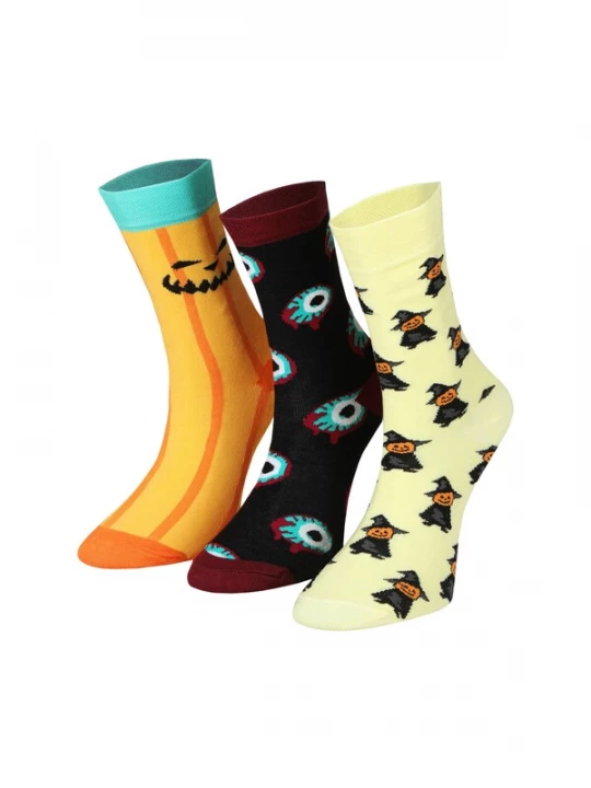 Foto van product Crea Socks Sokken 'Halloween' gemengde kleuren