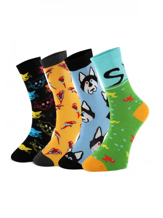 Foto van product Crea Socks Sokken 'Lustige' gemengde kleuren