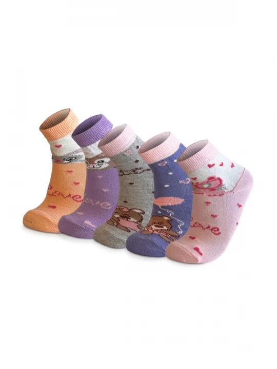 Foto van product Crea Socks Sokken 'Süße Tiere' gemengde kleuren