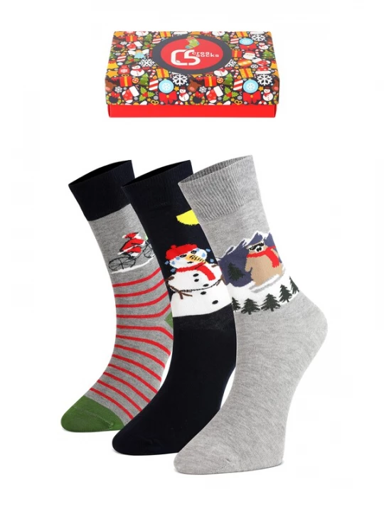 Foto van product Crea Socks Sokken 'Weihnachten Santa' gemengde kleuren
