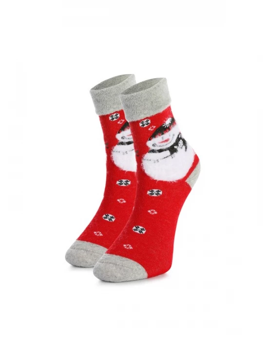 Foto van product Crea Socks Sokken 'Weihnachten Santa' rood