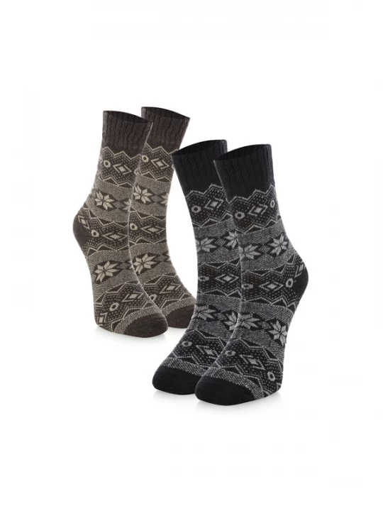 Foto van product Crea Socks Sokken 'Winter' gemengde kleuren