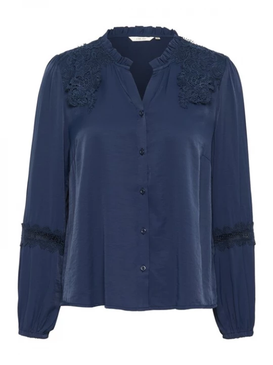 Foto van product Cream Blouse 'CR Luna' blauw / navy