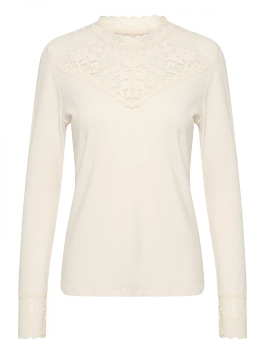 Foto van product Cream Blouse 'CR Trulla' wolwit