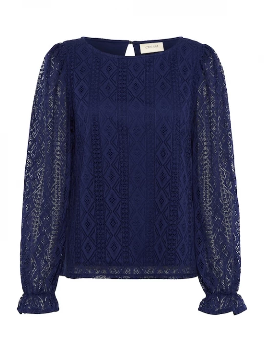 Foto van product Cream Blouse 'CR Valerie' navy