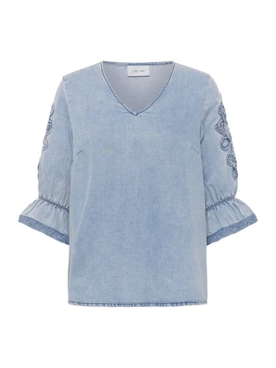 Foto van product Cream Blouse 'CRBella' blauw denim