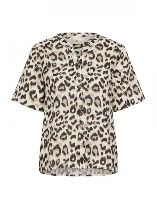 Foto van product Cream Blouse 'CRBellis' lichtbeige / cappuccino / donkerbruin