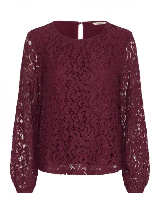 Foto van product Cream Blouse 'CRThit' bordeaux