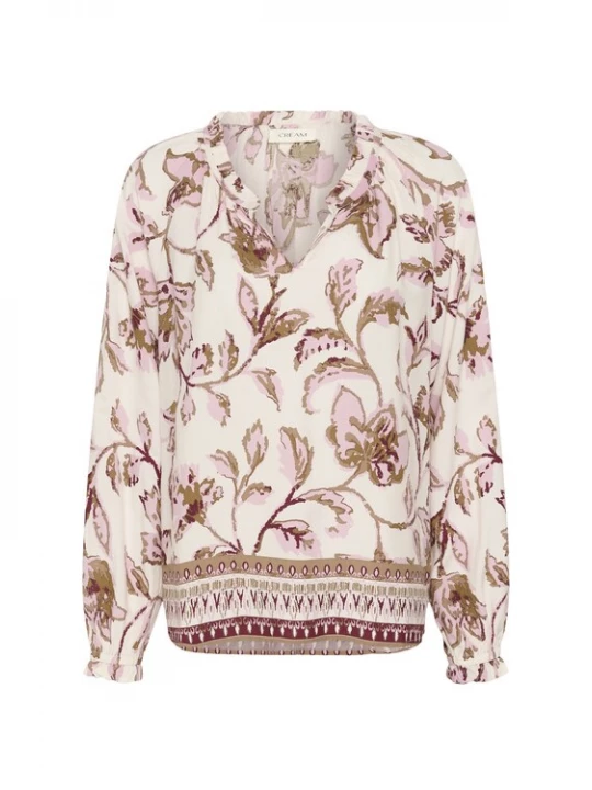 Foto van product Cream Blouse 'CRTiah' beige / bruin / pink / eosine