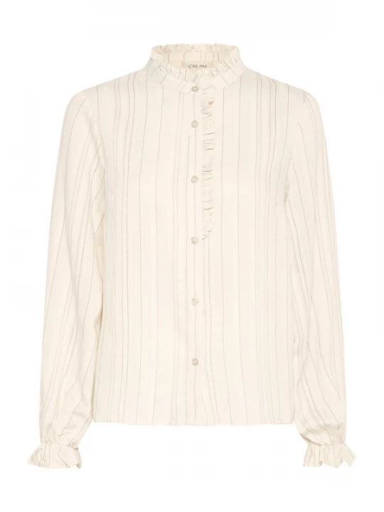Foto van product Cream Blouse 'CRVenea Joa' lichtbeige / donkerbruin